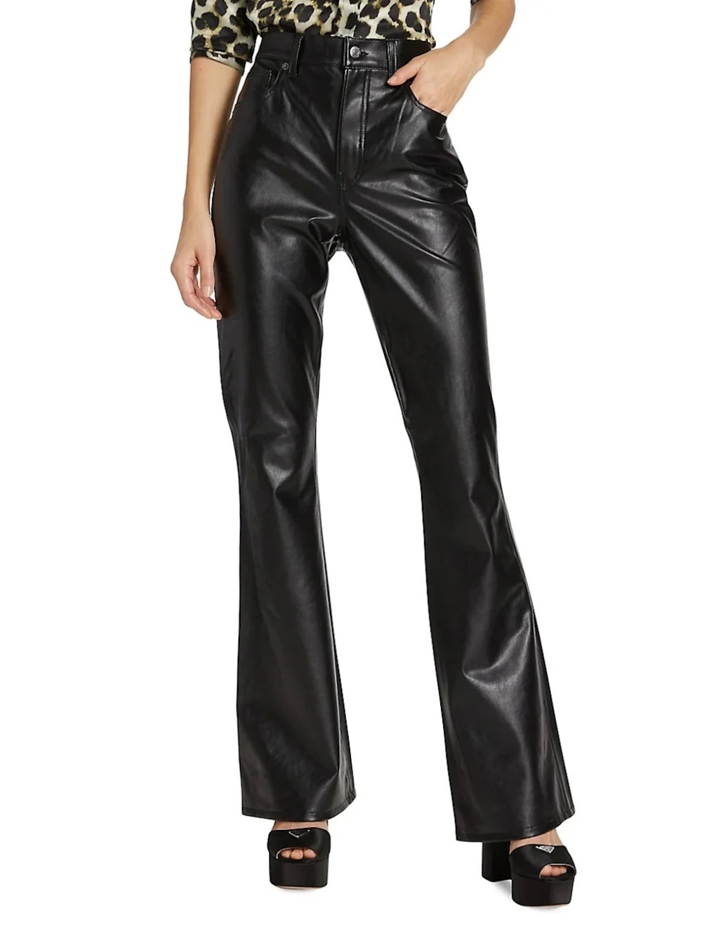 Veronica Beard Beverly High Rise Flare Pants in Black 27